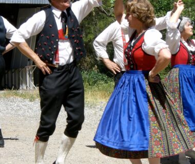 Folk dancing adds color to German American events