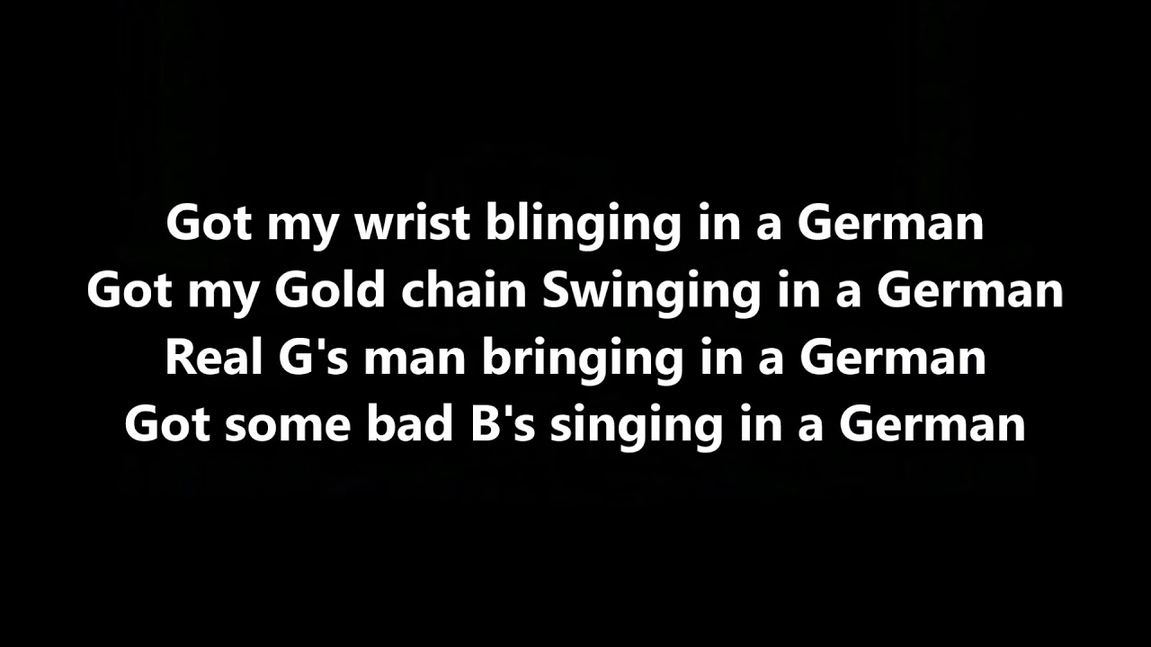 German lyrics that tell powerful stories